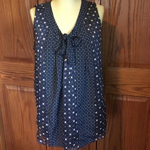 The Limited Sleeveless Woven Top